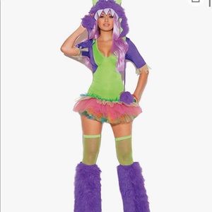 monster costume dress ONLY purple green costume dress